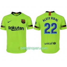 Billige Fotballdrakter FC Barcelona ALEIX VIDAL 22 Bortedraktsett 2018/19 Kortermet